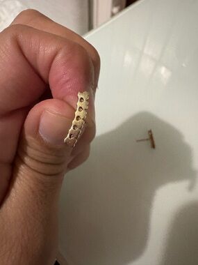 Gold Textured Hoop Earring - Women Jewelry